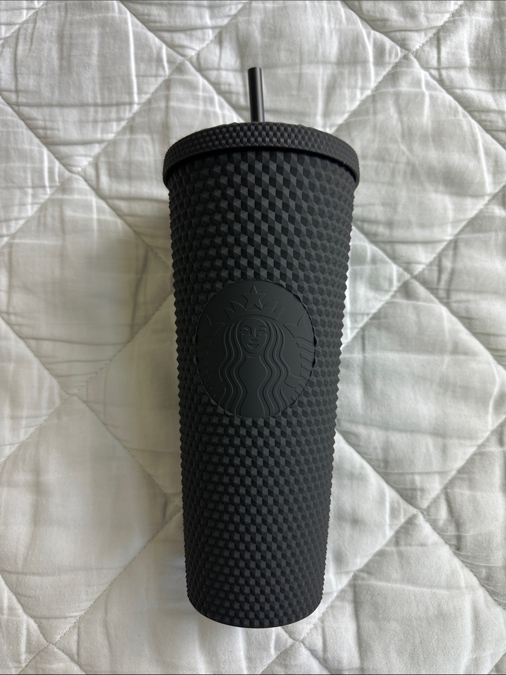 BRAND NEW Disney 50th Anniversary: Starbucks Black Tumbler with Straw